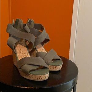 Army Green Wedges